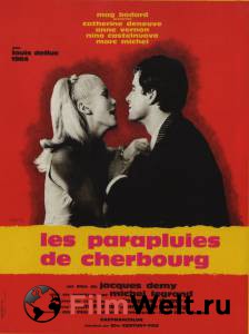 Смотреть интересный фильм Шербурские зонтики (1964) Les parapluies de Cherbourg онлайн