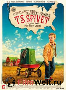 Смотреть онлайн Невероятное путешествие мистера Спивета / The Young and Prodigious T.S. Spivet / (2013)